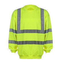 Sweat-shirt réfléchissant Hivis 100 % polaire de polyester